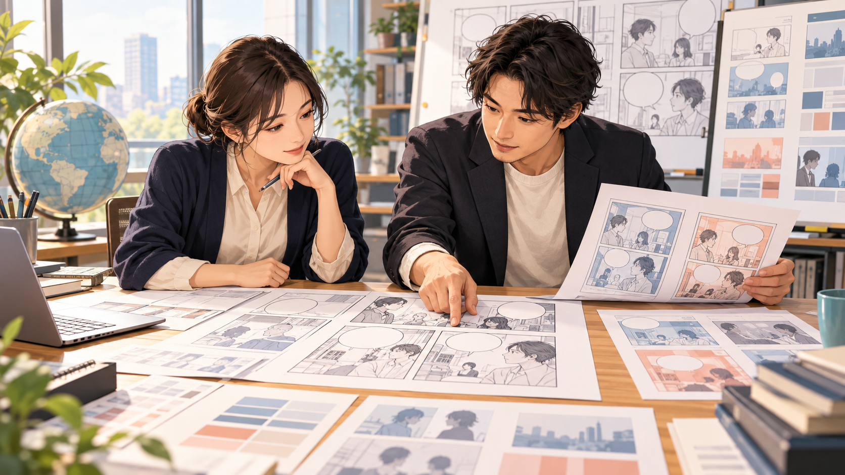 企業マンガを海外向けに展開するには？翻訳前に決める7項目のイメージ
