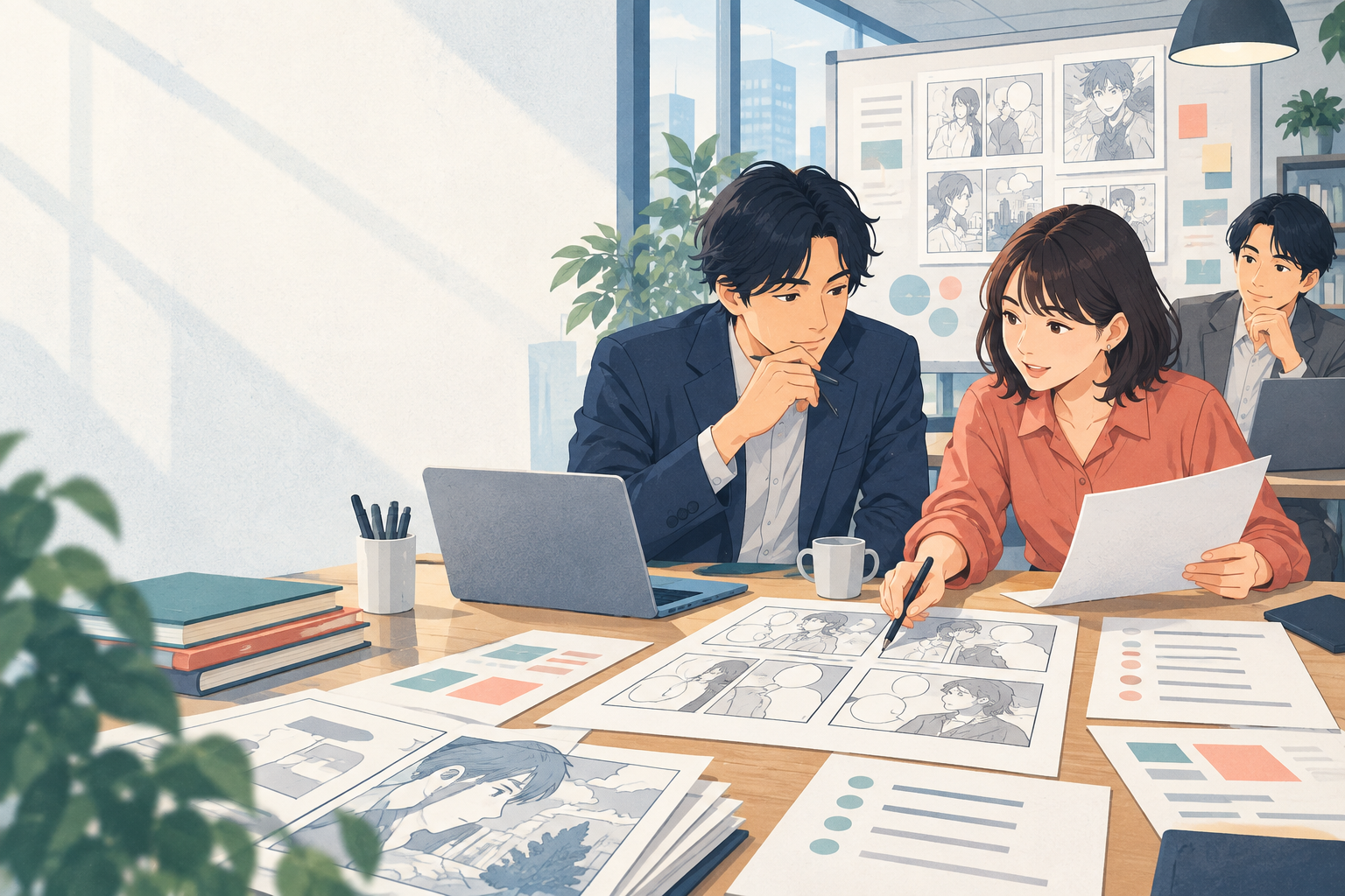 漫画広告の企画書に入れる項目｜社内承認を通す7つの整理のイメージ