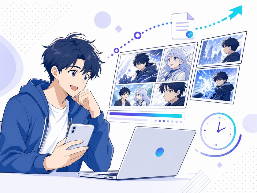 漫画制作、個人(クラウドワークス・ココナラ)と制作会社の違いは?のイメージ